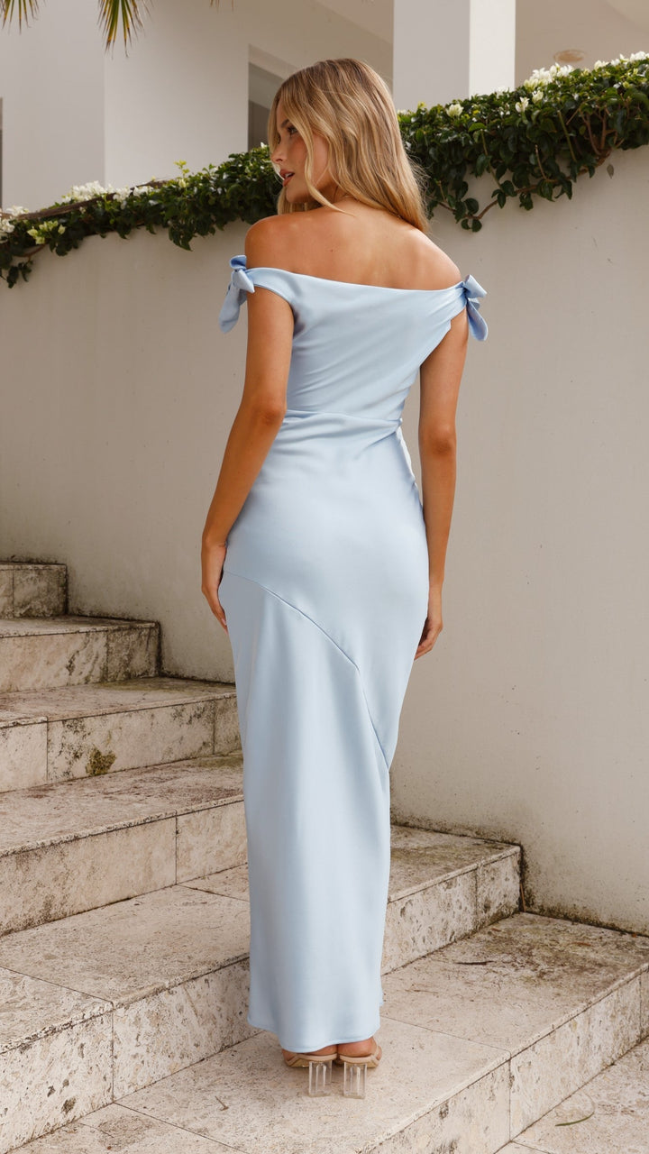 Robe longue à épaules dénudées pour femme - Melina