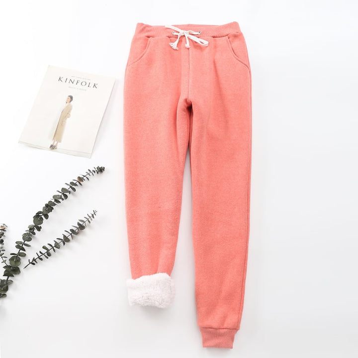 Pantalon femme effet polaire intérieur - Velya