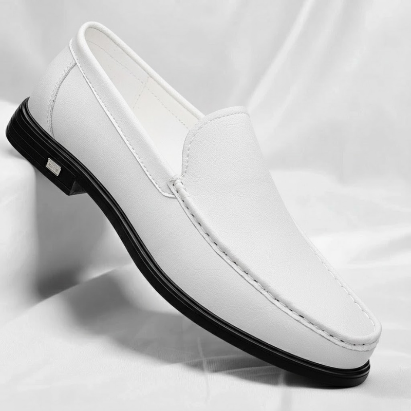 Chaussures mocassins homme formelles finition lisse - Luca