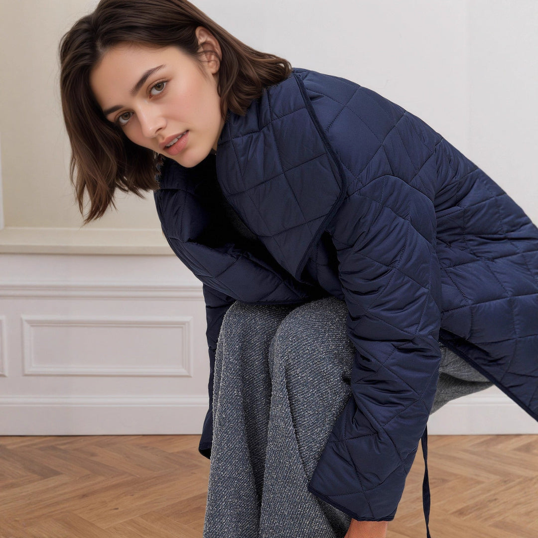 Veste courte à effet matelassé pour femme - Elnara