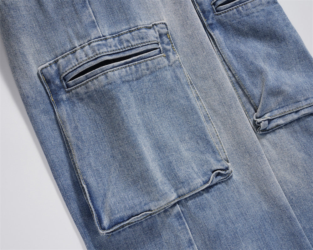 Jean cargo droit pour hommes - Falko