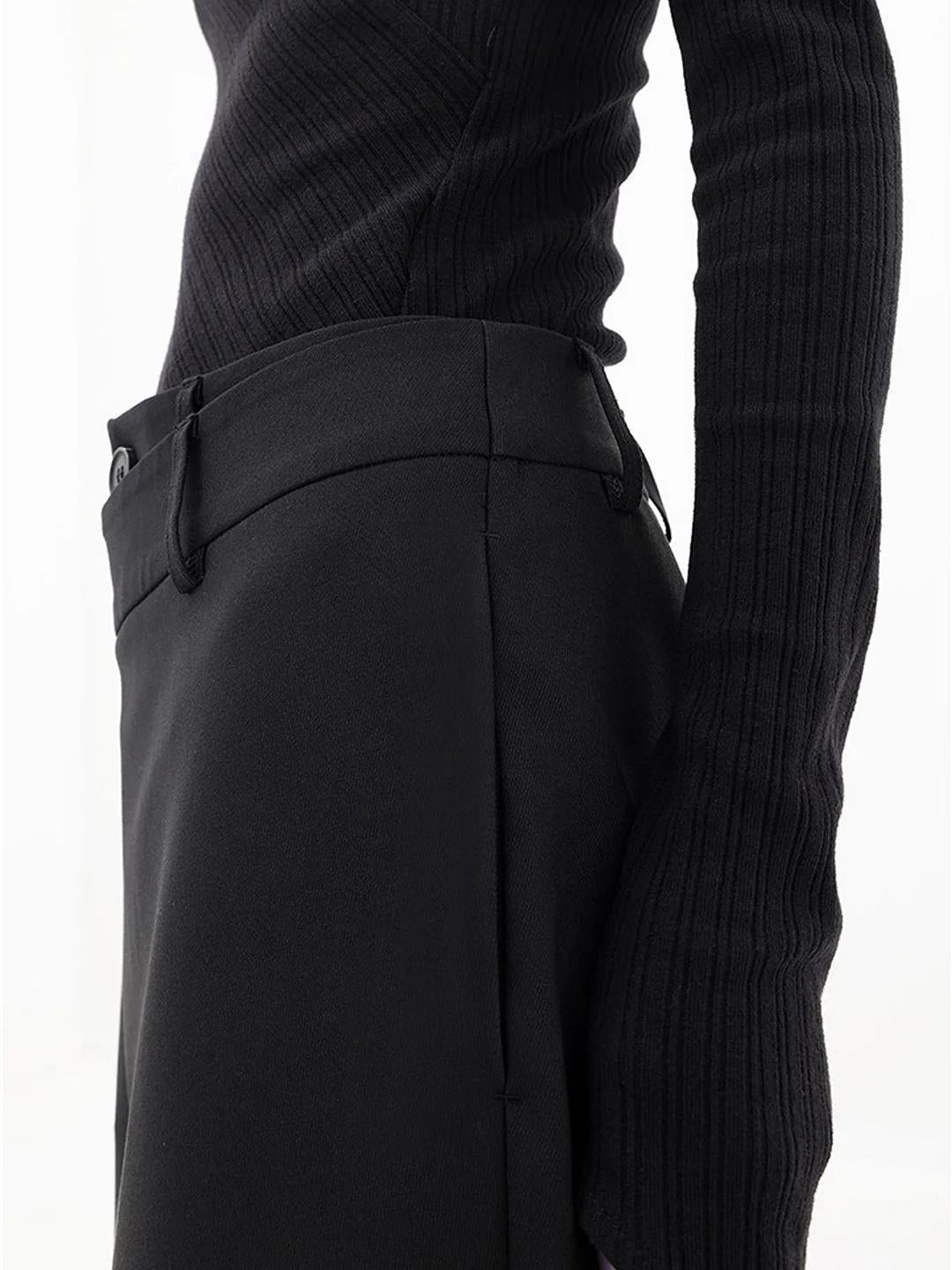 Pantalon large pour femme avec ceinture structurée - Arleth
