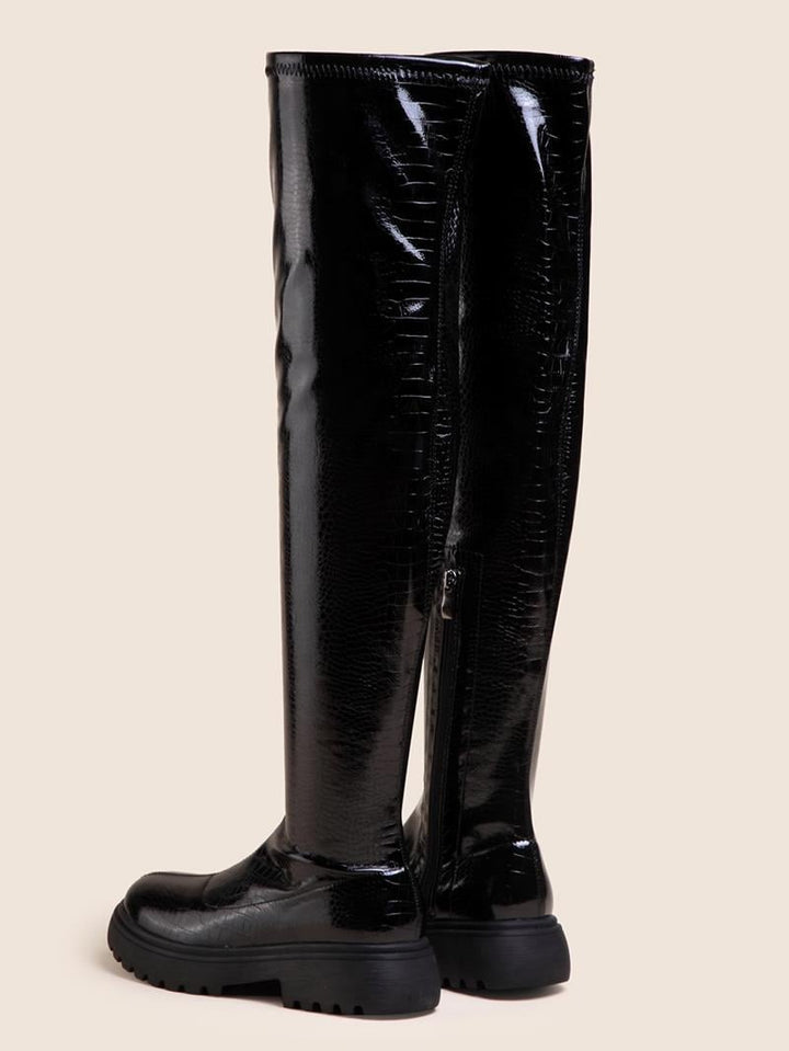 Bottes hautes zippées pour femmes - Hildur