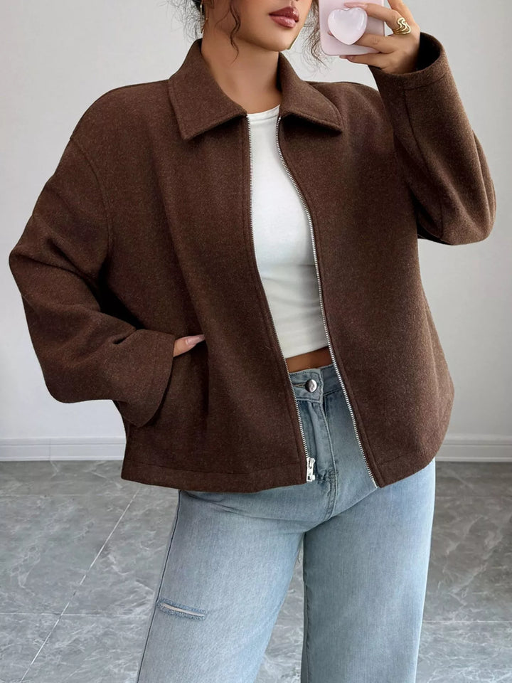Veste zippée décontractée pour femmes - Alena