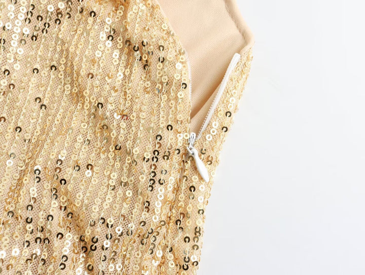 Robe femme avec effet appliqué lumineux - Sarynne