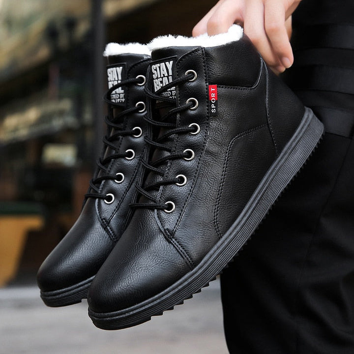 Bottes intérieures chaudes en laine polaire pour hommes - Renlor