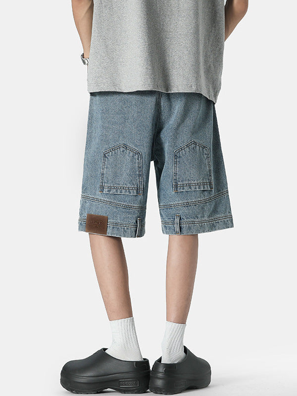 Bermuda en denim ample pour hommes - Hudson