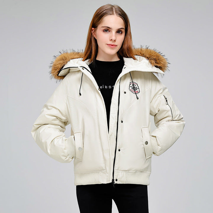 Veste courte d'hiver matelassée pour femme - Lysanne
