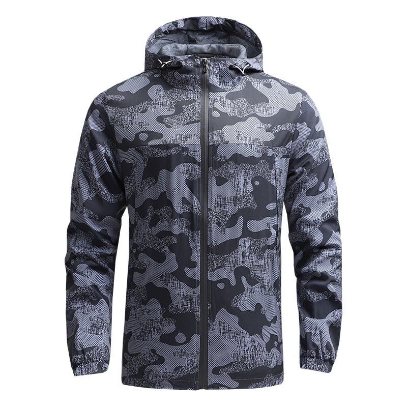 Veste à capuche légère pour hommes dans un style sportif - Korex