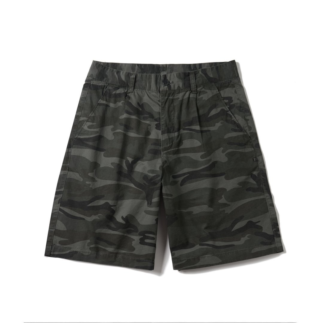 Short décontracté à coupe droite et imprimé camouflage - Valerio