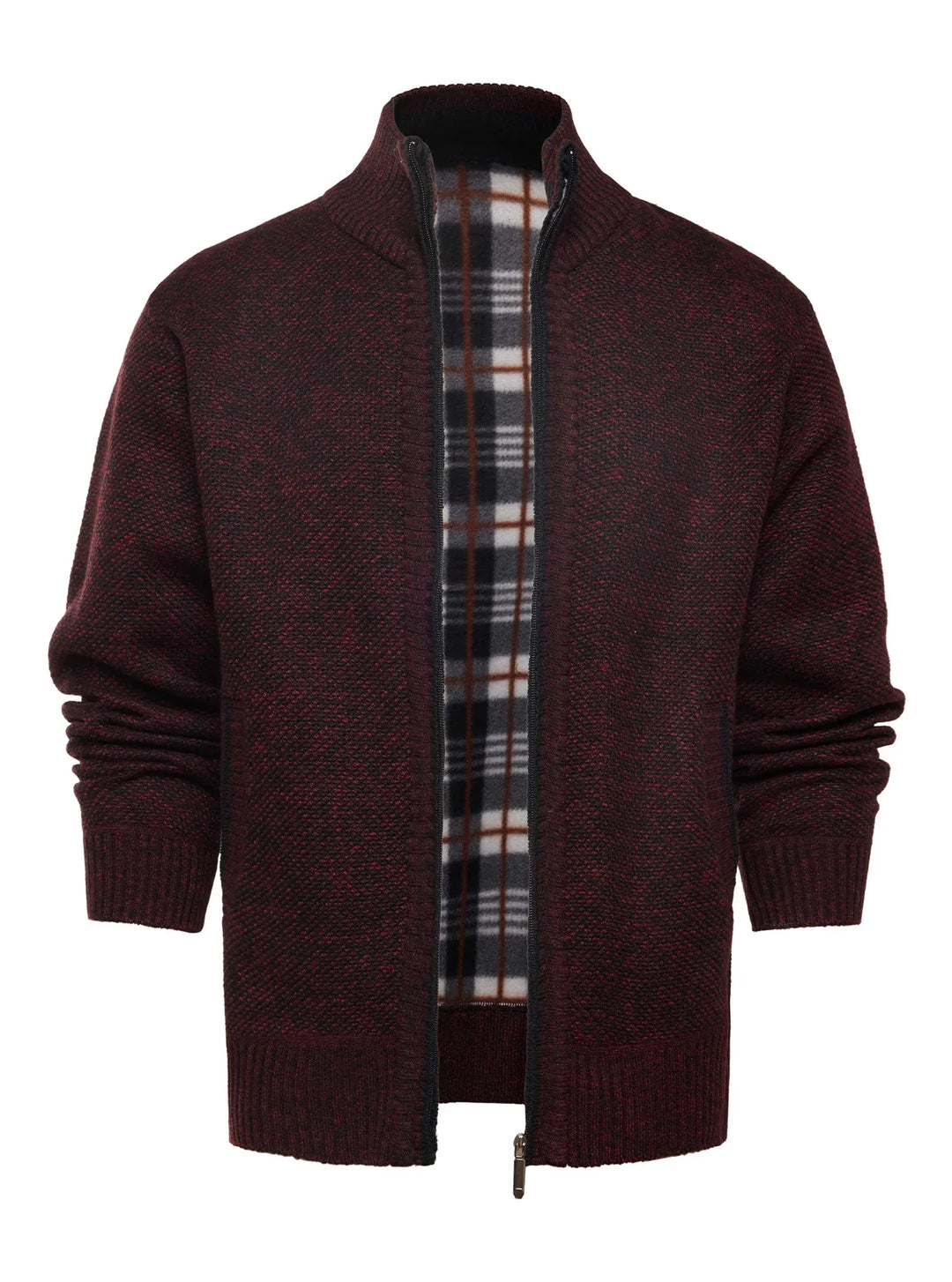 Veste en maille à fermeture éclair et col montant - Joshua