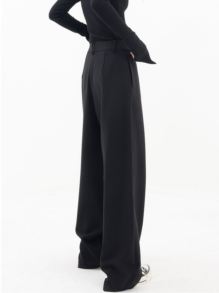Pantalon large pour femme avec ceinture structurée - Arleth