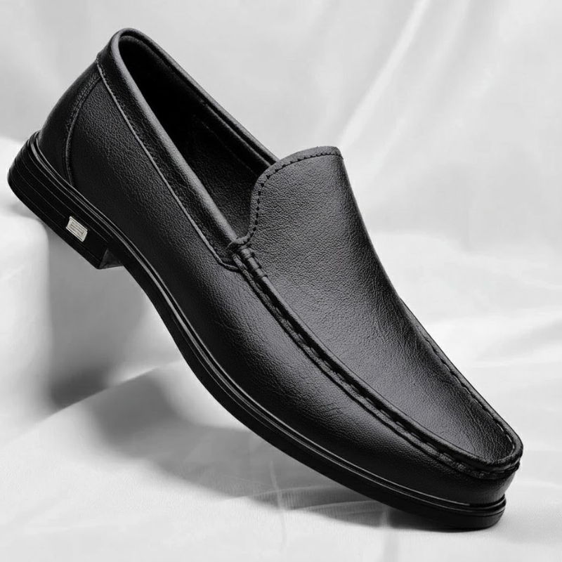 Chaussures mocassins homme formelles finition lisse - Luca