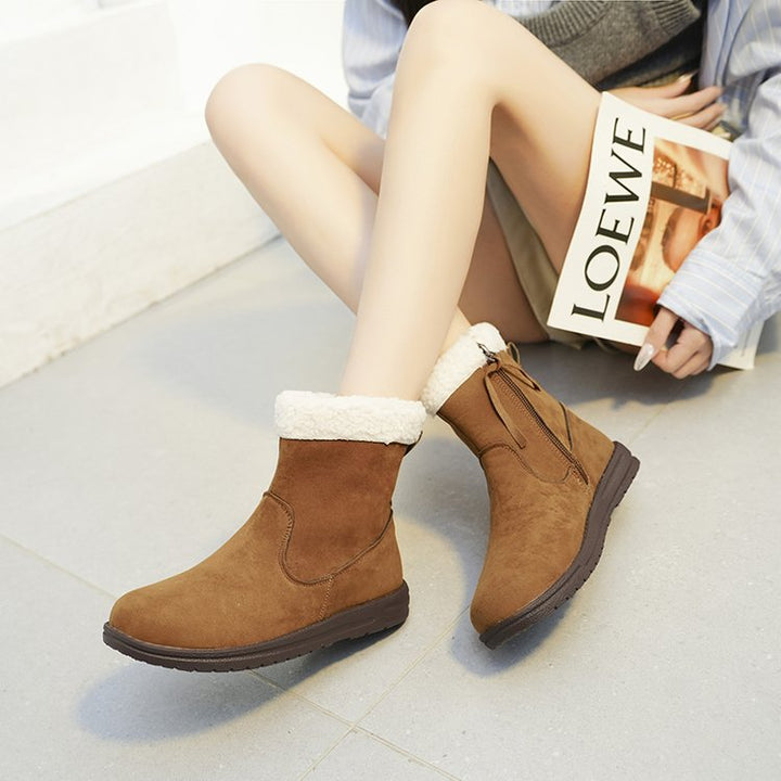 Bottines en daim chaudes pour femmes - Maerise