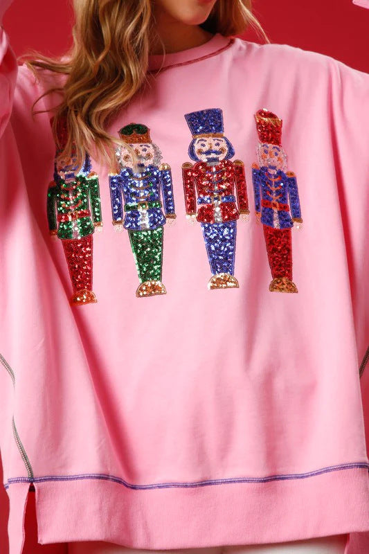 Pull à paillettes pour femmes avec motifs festifs - Bellota