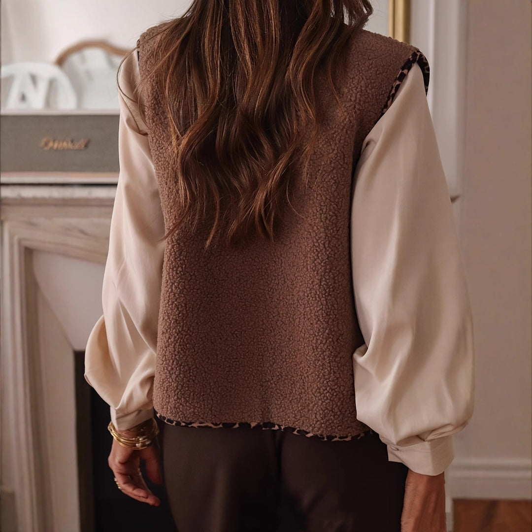 Gilet effet polaire pour femme - Iselya
