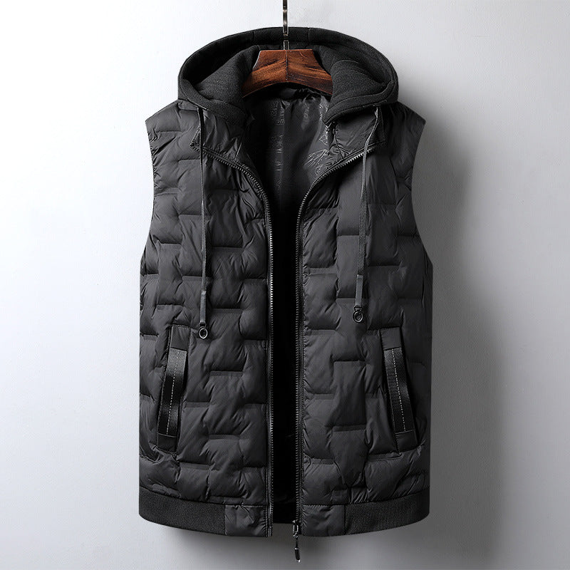 Gilet matelassé léger à capuche pour hommes - Havel