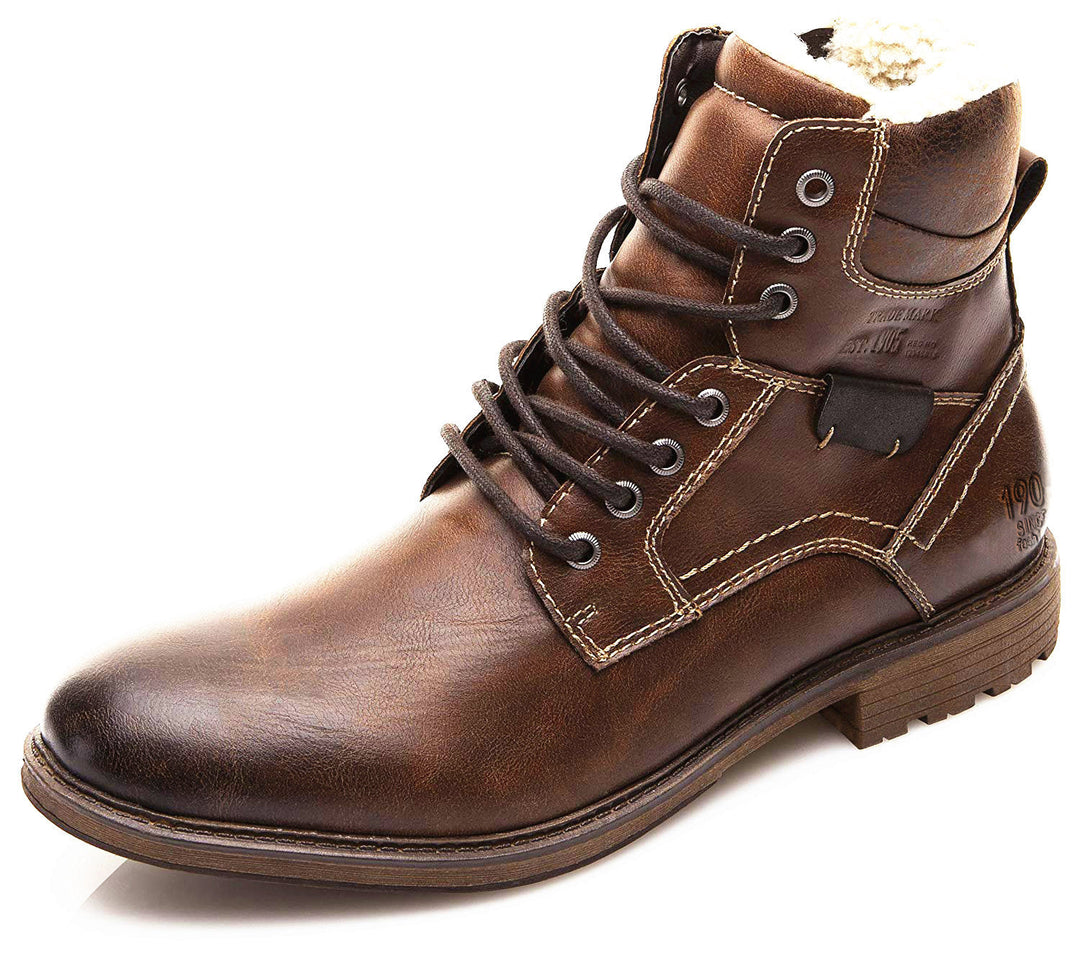 Bottes d'hiver à effet de cuir pour hommes - Darsen