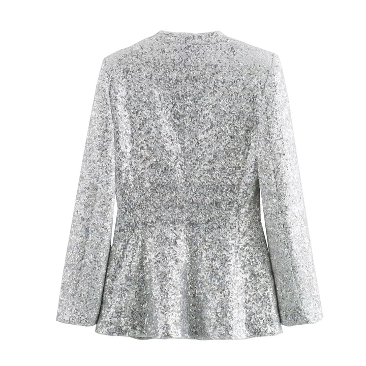 Blazer à paillettes pour femmes - Arvein