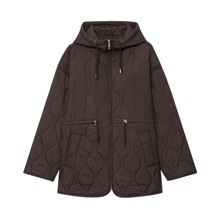 Manteau matelassé pour femmes avec fermeture fonctionnelle sur le devant - Bonny