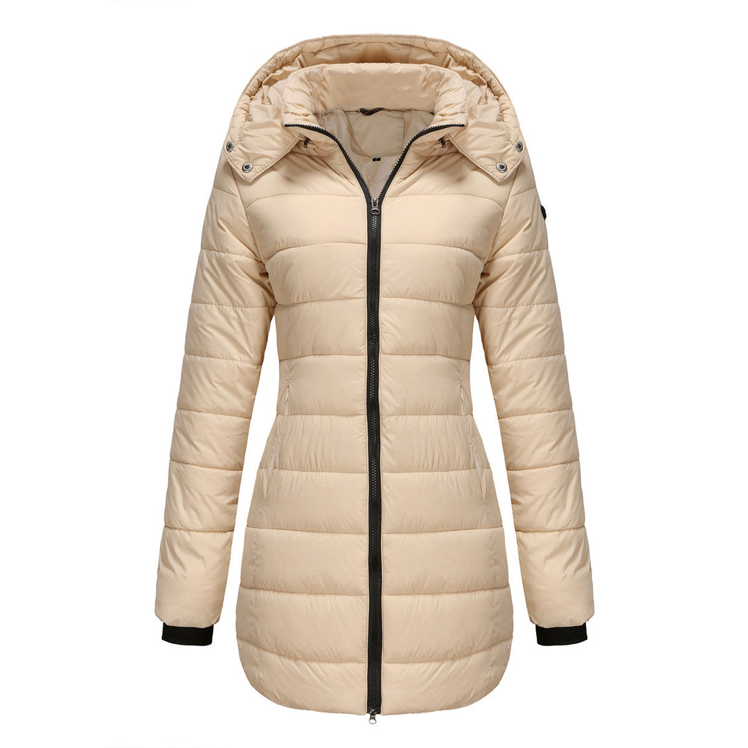 Veste longue à capuche pour femme - Naelle