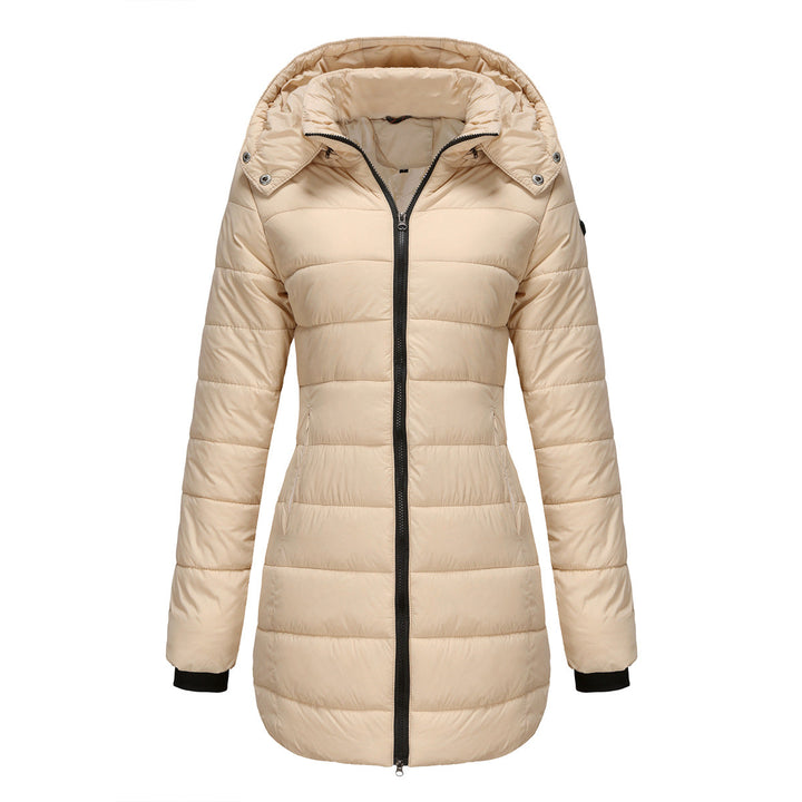 Veste longue à capuche pour femme - Naelle