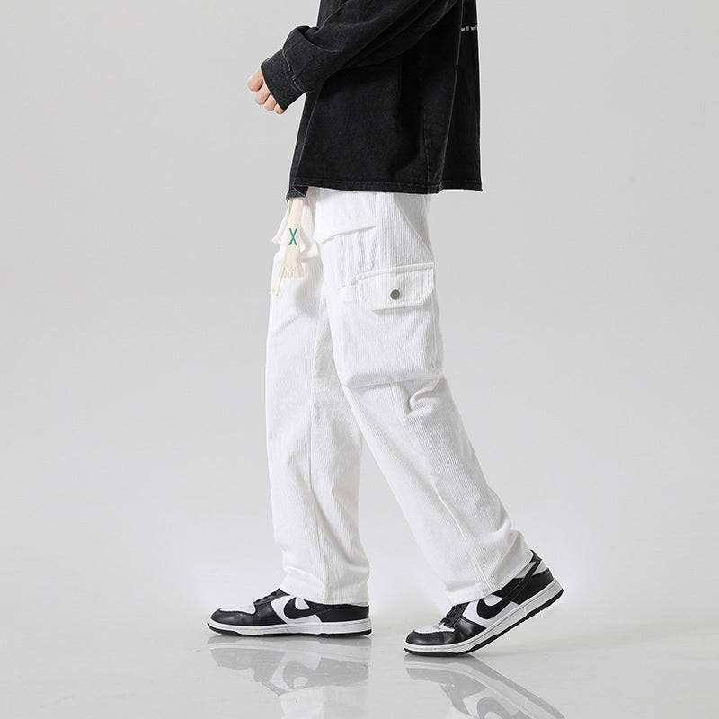 Pantalon cargo en velours côtelé pour homme - Erlend