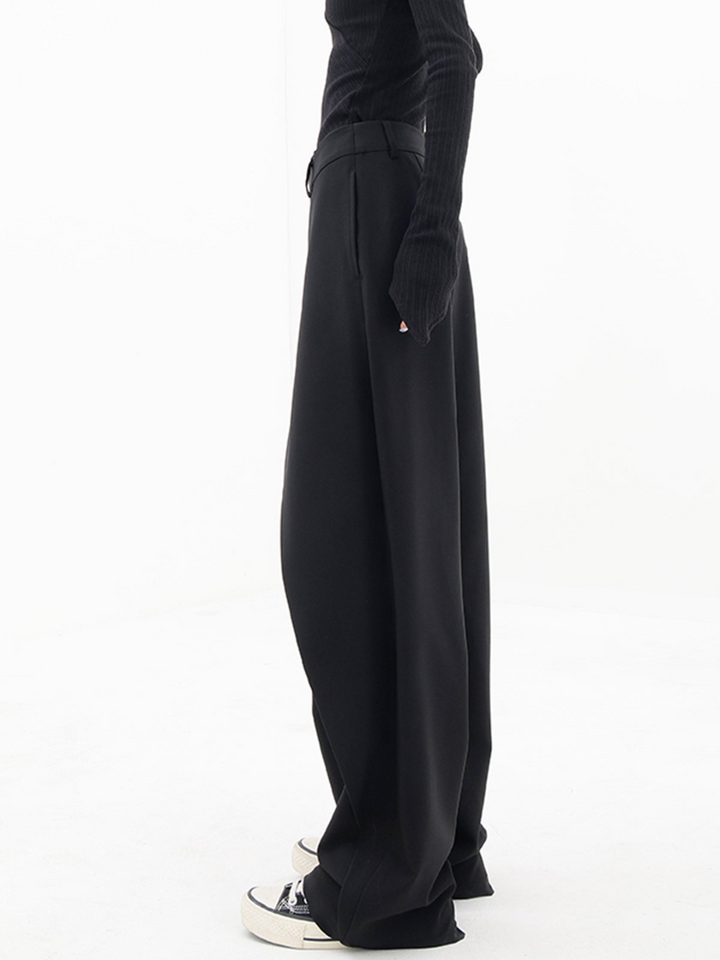 Pantalon large pour femme avec ceinture structurée - Arleth