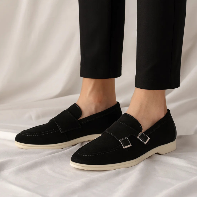 Mocassins élégants à double boucle latérale pour hommes - Gael