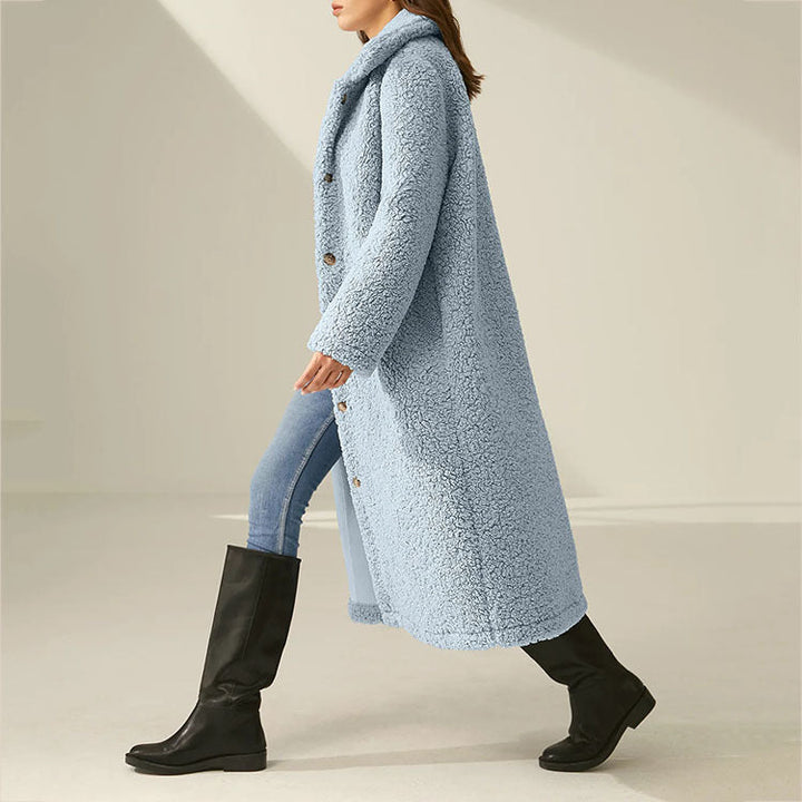 Manteau long en polaire pour femme - Ysandre