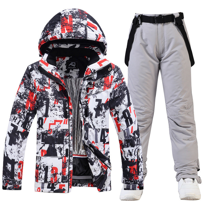 Combinaison de ski imperméable et coupe-vent pour homme - Einar