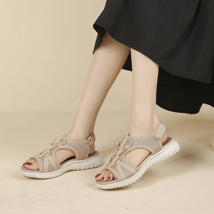 Sandales orthopédiques avec double bride réglable et semelle ergonomique - Sarel