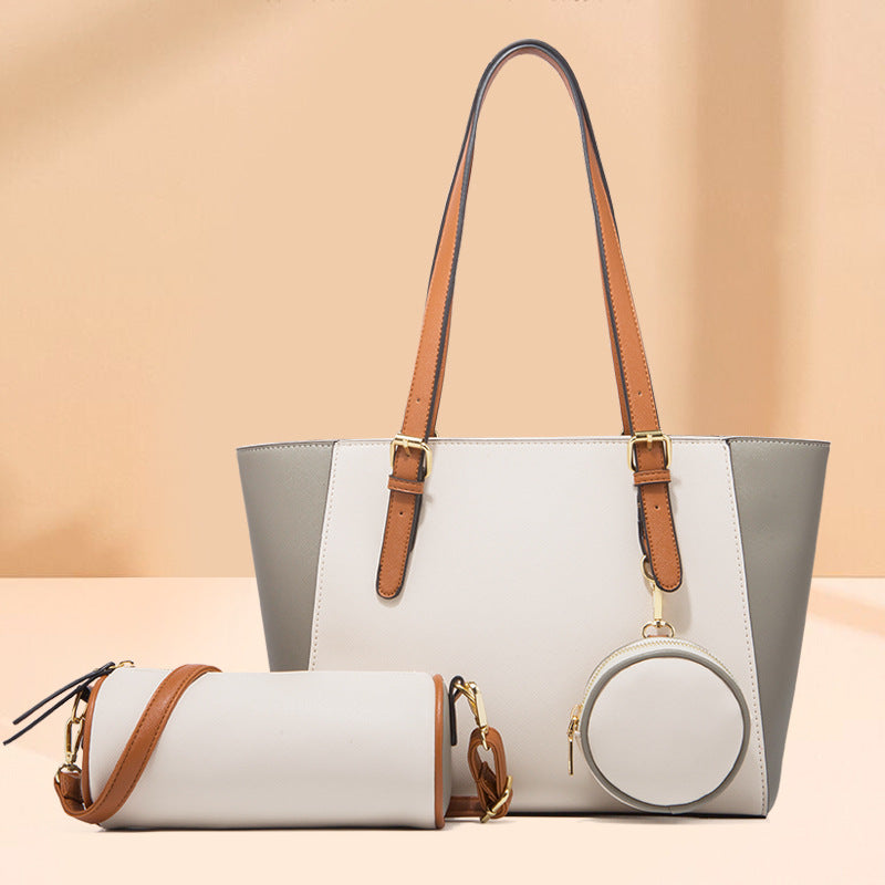 Élégant sac fourre-tout pour femmes avec un design bicolore