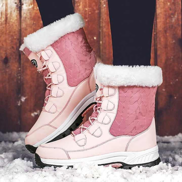 Bottes de neige pour femmes avec effet intérieur chaud - Marlaine