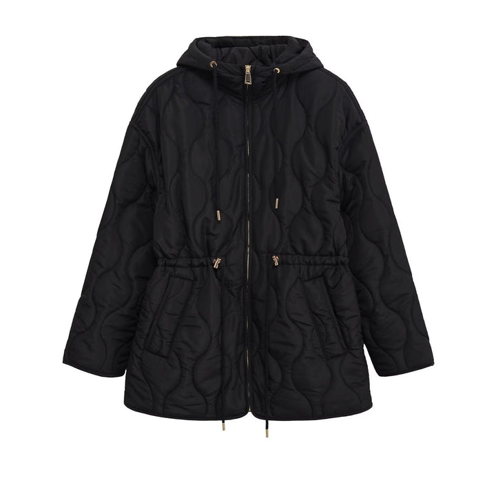 Manteau matelassé pour femmes avec fermeture fonctionnelle sur le devant - Bonny