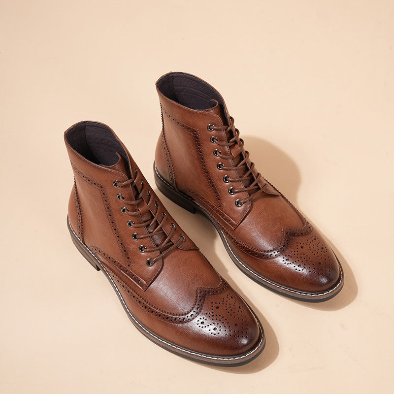 Bottines classiques à lacets pour hommes - Arnvid