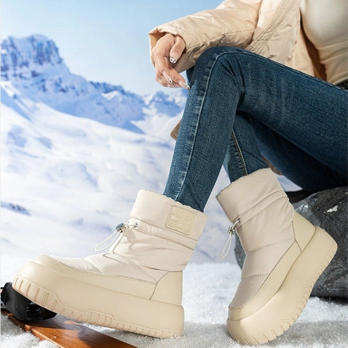 Bottes de neige pour femmes au design rétro et sportif - Lina
