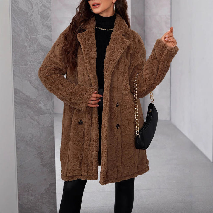 Manteau polaire oversize pour femme - Thania