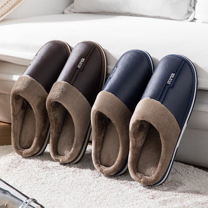 Chaussons homme effet peluche - Norvak