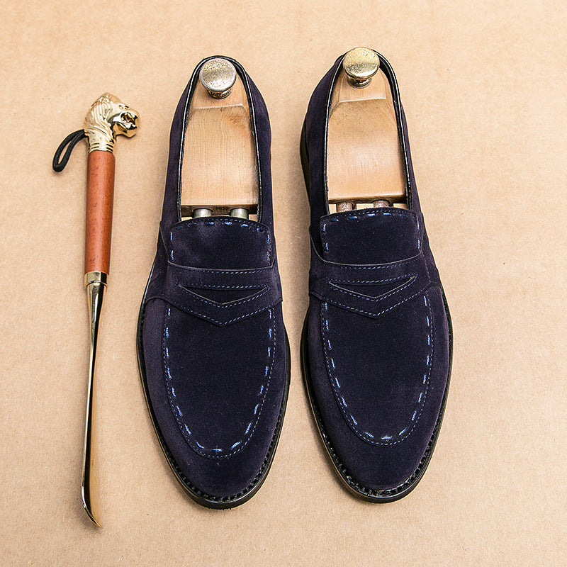 Mocassins en daim brossé pour hommes - Lioren
