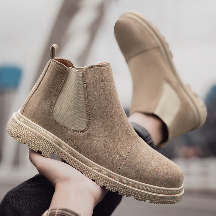 Bottines rétro en cuir pour hommes - Aegis