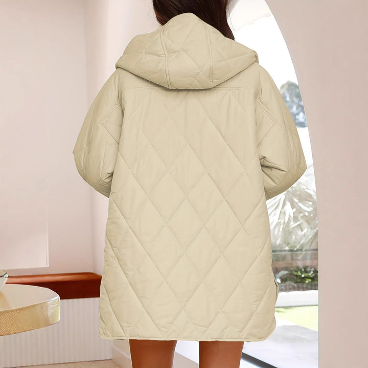 Veste à capuche effet matelassé pour femme - Yvianne