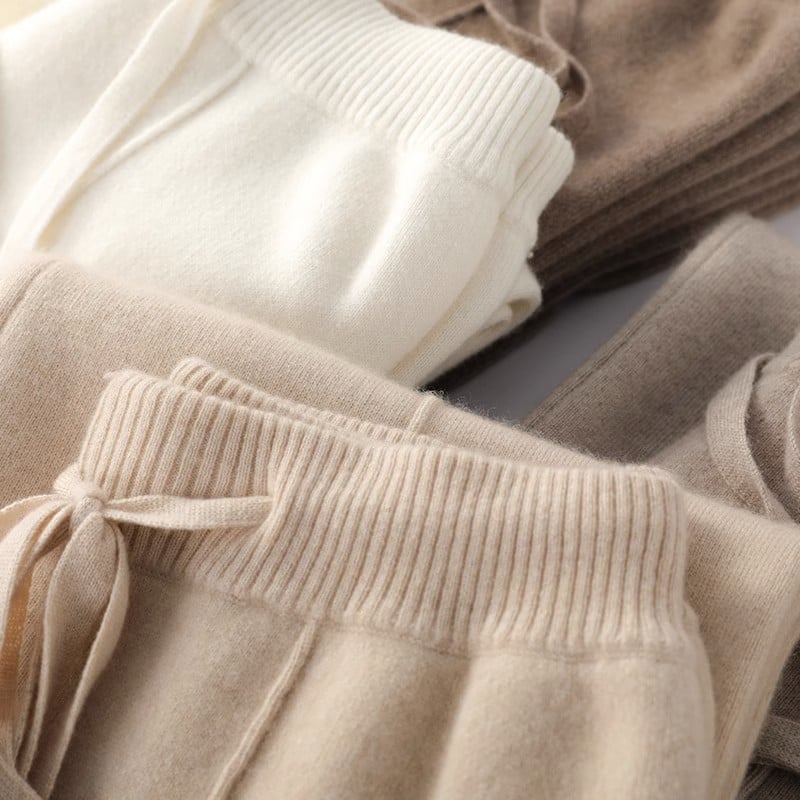 Pantalon effet tricoté doux pour femme - Iverine