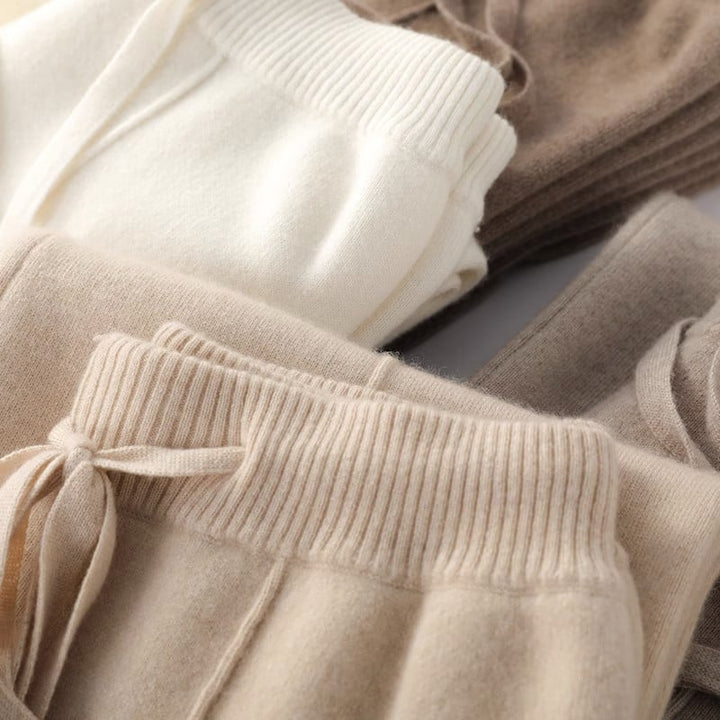 Pantalon effet tricoté doux pour femme - Iverine