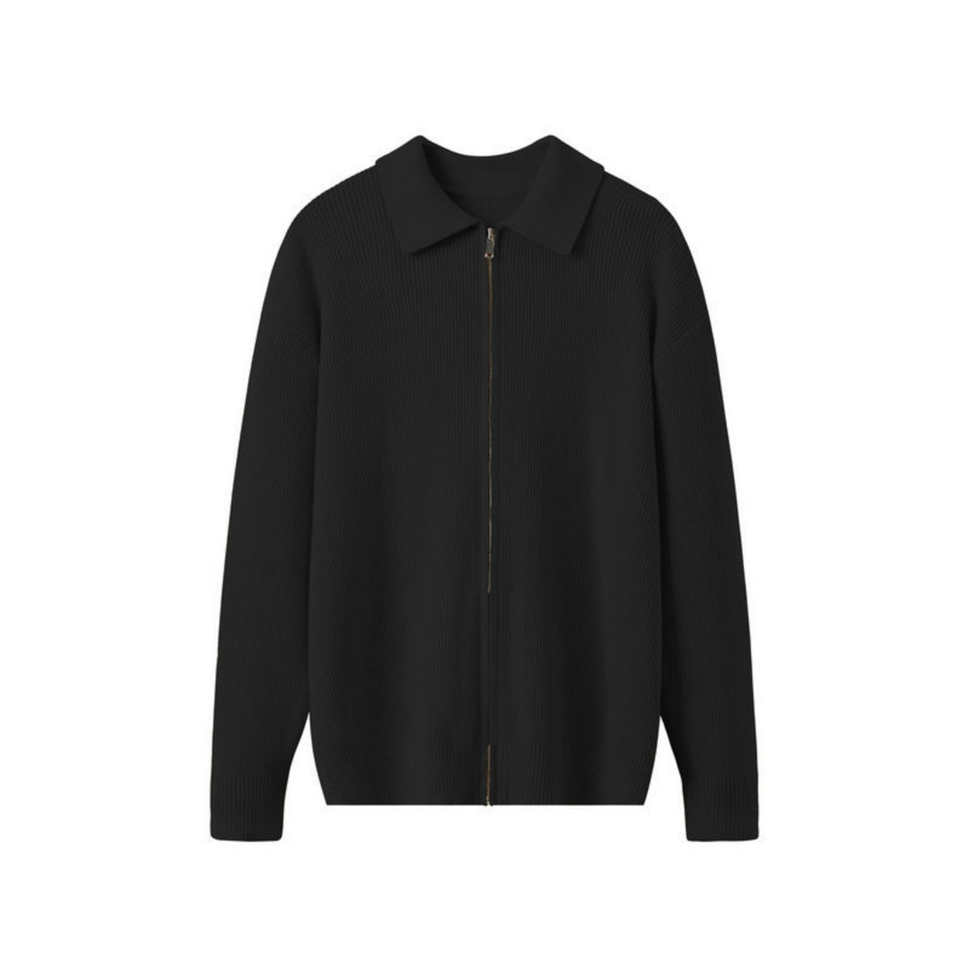 Gilet en maille avec col pour homme - Franco