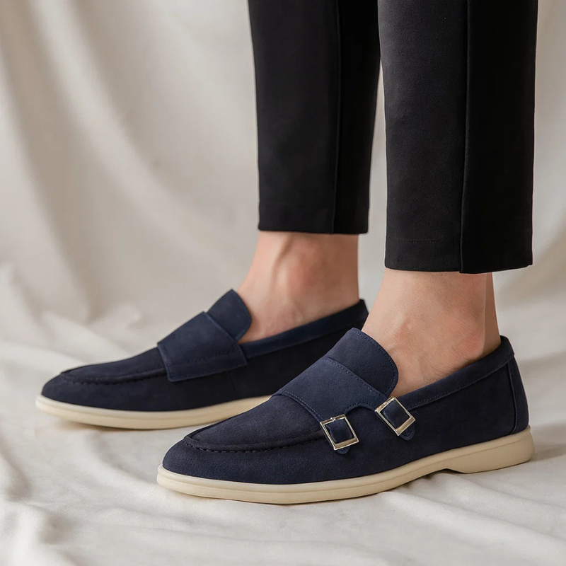 Mocassins élégants à double boucle latérale pour hommes - Gael