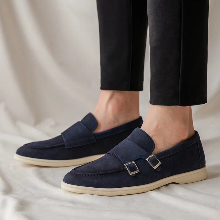 Mocassins élégants à double boucle latérale pour hommes - Gael