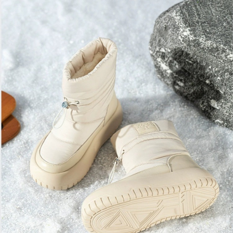 Bottes de neige pour femmes au design rétro et sportif - Lina