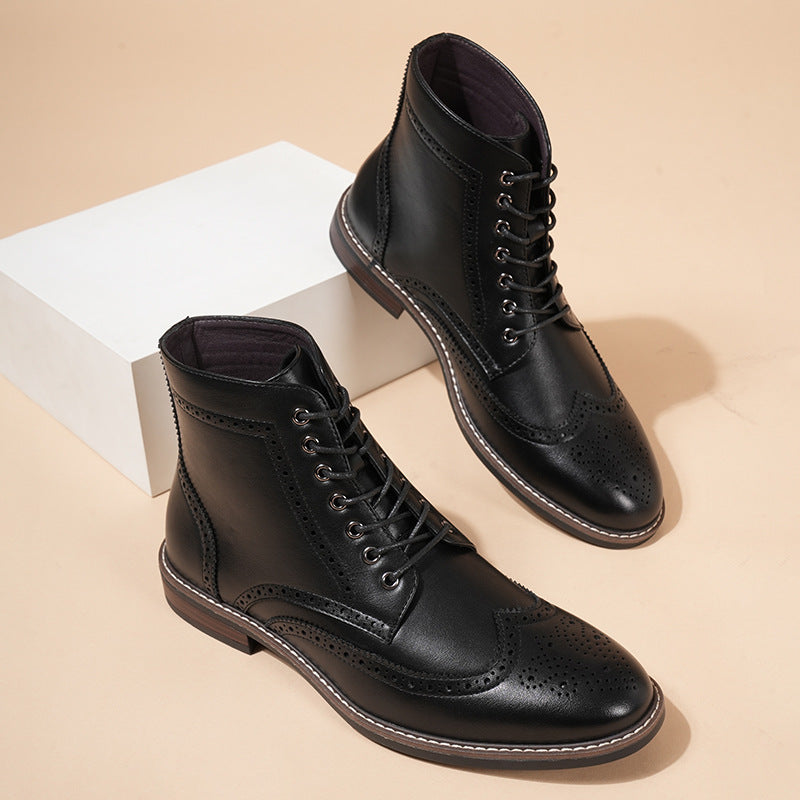 Bottines classiques à lacets pour hommes - Arnvid