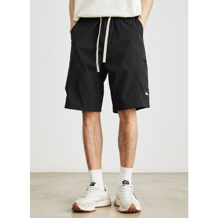Short léger pour homme avec poches latérales et cordon de serrage ajustable - Calvin